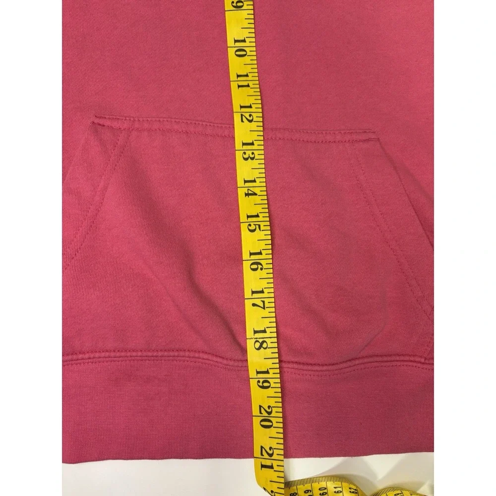 Converse Pullover Hoodie Youth XL Hot Pink Hooded Sweater Long Sleeve Graphic